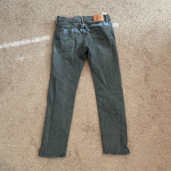 Levi's 502 Men's Taper Fit Jeans (32x32) Gray - Picture 4 of 5